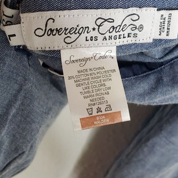 Sovereign Code Satin Nylon Full Zip Bomber Windbreaker Jacket Mens Large - Picture 12 of 16